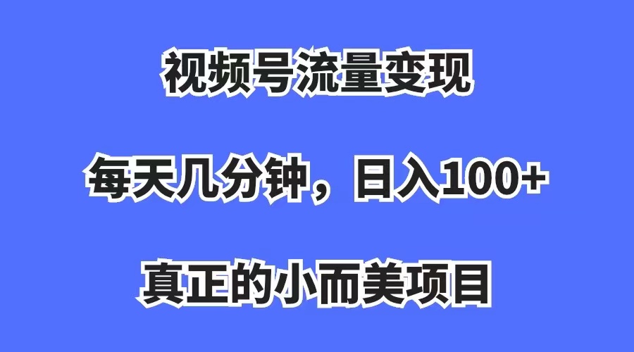 趣极宝 - 视频号流量变现，每天几分钟，收入100+，真正的小而美项目_趣极宝