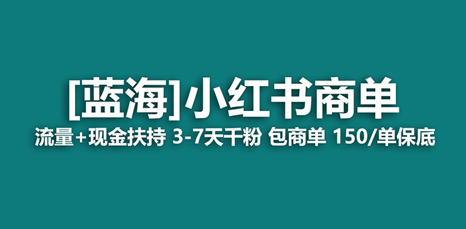 趣极宝 - 【蓝海项目】小红书商单项目，7天就能接广告变现，稳定一天500+保姆级玩法_趣极宝