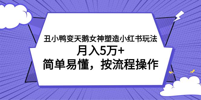 趣极宝 - 丑小鸭变天鹅女神塑造小红书玩法，月入5万+，简单易懂，按流程操作_趣极宝