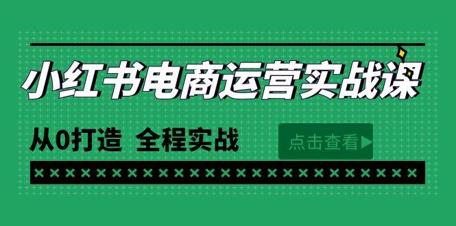 趣极宝 - 最新小红书·电商运营实战课，从0打造 全程实战（65节视频课）_趣极宝