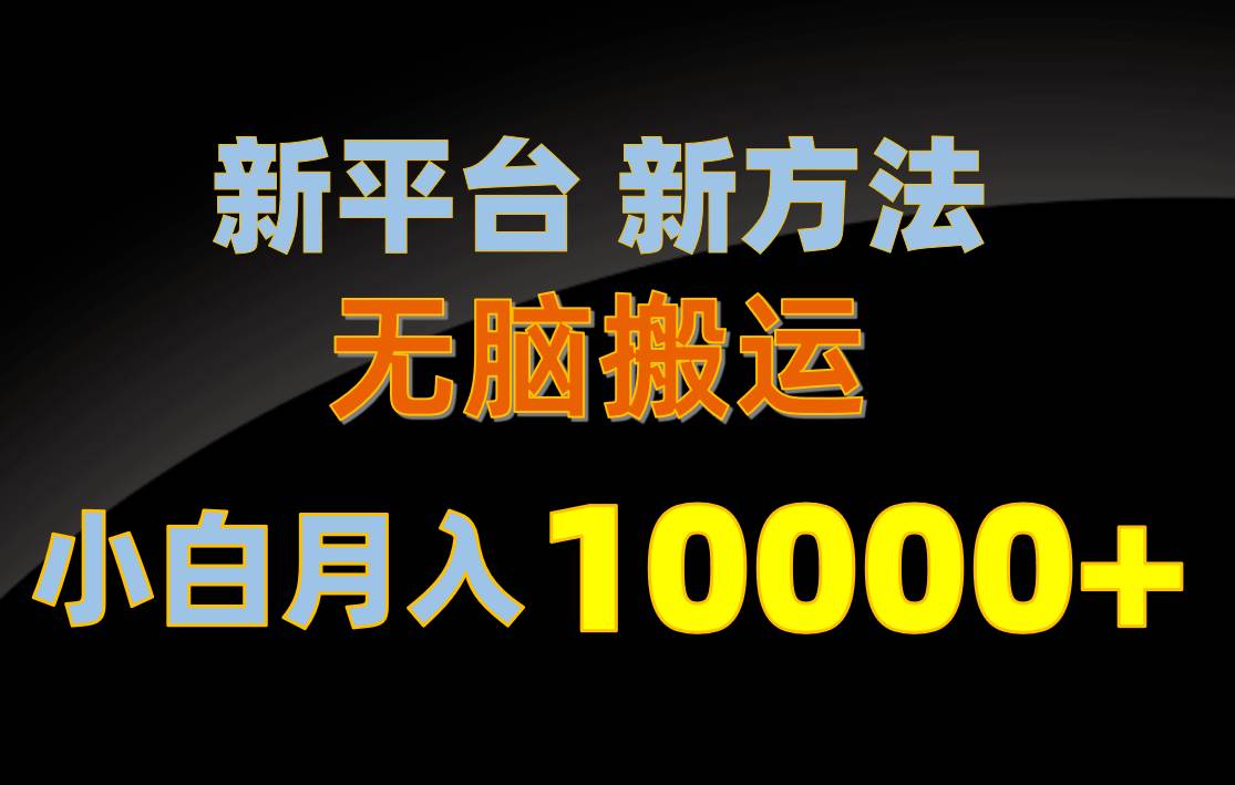 趣极宝 - 新平台新方法，无脑搬运，月赚10000+，小白轻松上手不动脑_趣极宝