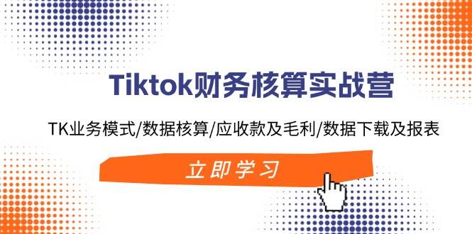 趣极宝 - Tiktok财务核算实战营：TK业务模式/数据核算/应收款及毛利/数据下载及报表_趣极宝